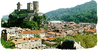 The castle in Foix